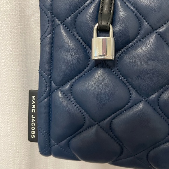 Marc Jacobs Blue Quilted Women's Bag - Picture 3 of 13